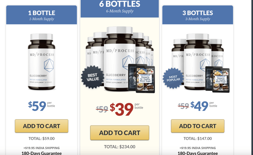 GlucoBerry buy 1 bottle